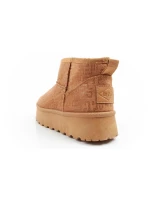 Lee Cooper snow boots women winter fashion fur insulated boots brown dámské