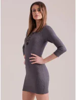 Šaty EN SK 3762.03 tmavě šedá Šaty EN SK 3762.03 tmavě šedá
