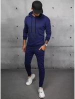 Pánské tmavě modré tepláky FashionStreet AX0691