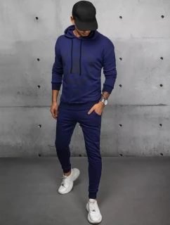 Pánské tmavě modré tepláky FashionStreet AX0691