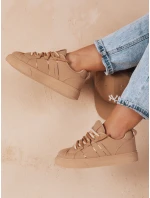 Dámské sportovní tenisky SNEAKI khaki FashionStreet ZY0824