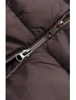 Dámská prošívaná zimní bunda v lilkové barvě (7701) Dámská prošívaná zimní bunda v lilkové barvě (7701)