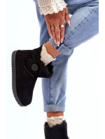 Ocieplane Dámské Sněžky Se Ozdobou Černé Siriol Ocieplane Dámské Sněžky Se Ozdobou Černé Siriol