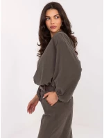 IT KS košile 233607.63 tmavá khaki