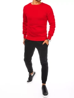 FashionStreet pánská červeno-černá tepláková souprava AX0633