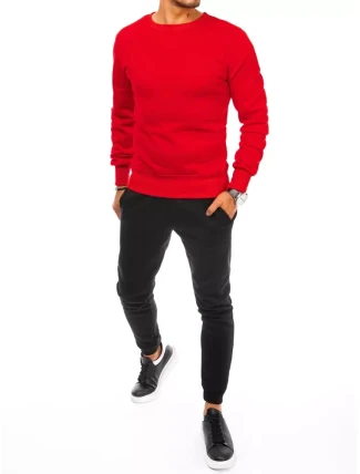 FashionStreet pánská červeno-černá tepláková souprava AX0633