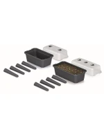 RESPANA SET ECOLINE STOJÍCÍ SKLENĚNÝ SPRCHOVÝ Kout 59,6x36,8x75,3 cm ANTRACITOVÝ