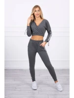 Sada s ozdobnými pásky grafitová melanž Sada s ozdobnými pásky grafitová melanž