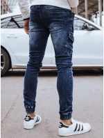 Pánské džínové bojové kalhoty modré FashionStreet UX4329