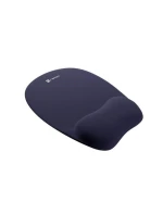 NATEC CHIPMUNK PODLOŽKA POD MYŠ NAVY BLUE 230X200MM PAMĚŤOVÁ PĚNA