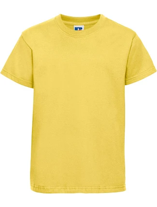 Russell Athletic 180B Dětské tričko z těžké bavlny "Authentic" 10.180B yellow
