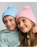 Atlantis Headwear Kid Wind-S Pompom Dětská pletená čepice s bambulí 33.0313 royal