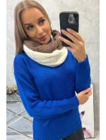 KN14 Dámský dvoubarevný čepec mocca+ecru KN14 Dámský dvoubarevný čepec mocca+ecru