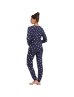Dámské pyžamo 21232-438-2 tm. modré se vzorem - Rebelle