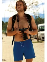 Pánské plavecké šortky Adventure SM33-12 Světle modrá - Self