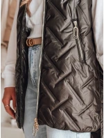 Dámská přechodná prošívaná vesta GRANDI černá FashionStreet TY4883