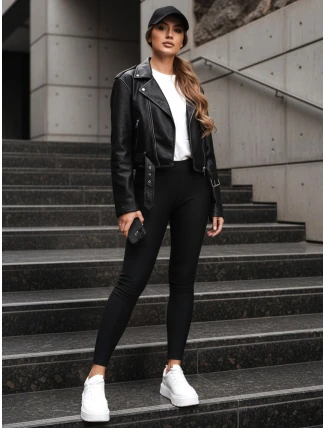 Dámské legíny černé FashionStreet UY2732