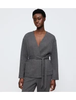Cozy Comfort Robe Top Quilted - GRAY - TRIUMPH GRAY - TRIUMPH Cozy Comfort Robe Top Quilted - GRAY - TRIUMPH GRAY - TRIUMPH
