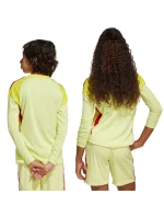 Dětské brankářské tričko adidas Tiro 25 Competition Long Sleeve Jersey žluto-červené KJN2020