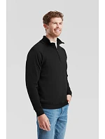Fruit of the Loom Classic Zip-Neck Sweat Mikina s 1/4 zipem 16.2114 heather grey