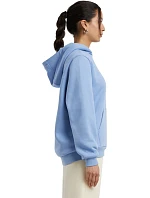 Build your Brand BY 289 Dámská oversize mikina s kapucí "Fluffy" 56.0289 lilac
