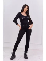 Body s potiskem pistole černé Body s potiskem pistole černé