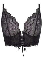 Měkký polokorzet Praline V-7761 černá - Axami Měkký polokorzet Praline V-7761 černá - Axami
