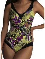 Jednodílné plavky 7319 M2 černo-khaki - Anita Jednodílné plavky 7319 M2 černo-khaki - Anita