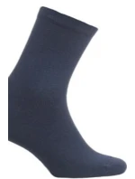 Hladké ponožky s elastanem 2-6 let NAVY 24-26