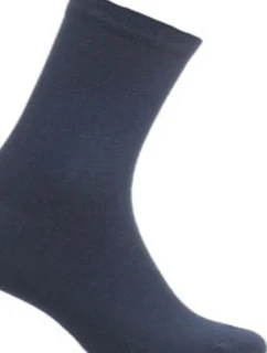Hladké ponožky s elastanem 2-6 let NAVY 24-26