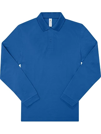 B&C My Polo 210 LSL Piqué polo s dlouhým rukávem z těžké bavlny 01.U427 royal blue B&C My Polo 210 LSL Piqué polo s dlouhým rukávem z těžké bavlny 01.U427 royal blue