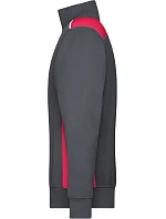 Daiber JN 868 Pracovní mikina s 1/4 zipem - Color 02.0868 carbon/red Daiber JN 868 Pracovní mikina s 1/4 zipem - Color 02.0868 carbon/red