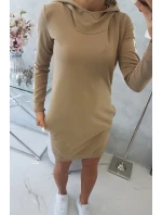 Off White velbloudí šaty Off White velbloudí šaty