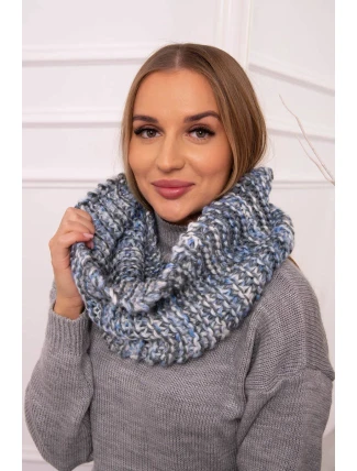 KN16 Dámská čepice modrá+grafitová KN16 Dámská čepice modrá+grafitová