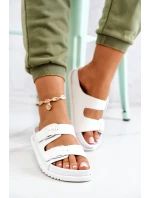 Gumové pantofle se sponou Bíle Corina