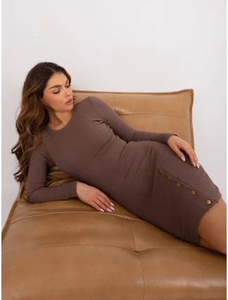 Šaty RV SK 7246.29 hnědá Šaty RV SK 7246.29 hnědá