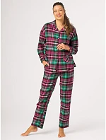 Pyžamo Key LNS 414 B26 dlouhé rukávy, velikosti S–XL, rozepínací Pyžamo Key LNS 414 B26 dlouhé rukávy, velikosti S–XL, rozepínací