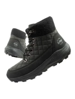 Lee Cooper dámská zimní trekingová sportovní obuv zateplená černá ekologická kůže dámské