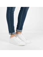 Dámské nízké tenisky ažurové z eko kůže bílé Big Star TT274020