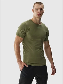 Pánské bezešvé tréninkové tričko 4F 4FWAW24TFTSM0975-44S pánské