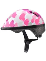 Cyklistická přilba Meteor KS06 Hearts pink velikost XS 44-48cm Jr 24818