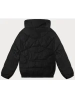 Černá dámská prošívaná bunda se stojáčkem Miss TiTi (2481)