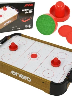 DŘEVĚNÝ STOLNÍ HRACÍ STŮL AIR HOCKEY 51x31x10 cm ENERO