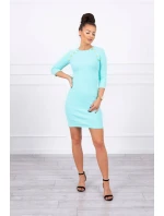 Šaty s ozdobnými knoflíky mint Šaty s ozdobnými knoflíky mint