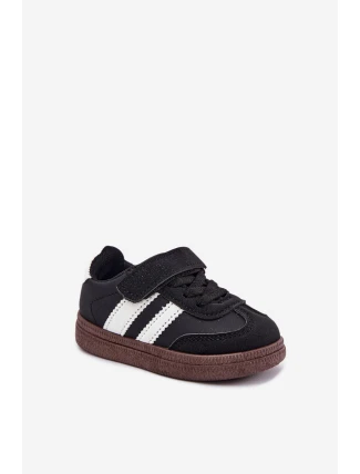 Sportovní Boty Dětské Na Suchý Zip Černé Adelina