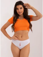 Spodní kalhotky BR MT 11444 3 bílé a červené Spodní kalhotky BR MT 11444 3 bílé a červené