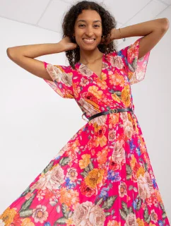 Šaty DHJ SK 13162.92 tmavě růžová