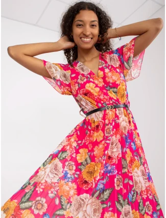 Šaty DHJ SK 13162.92 tmavě růžová