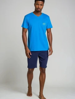 Pyžamo Dodge 38882-55X Modrá a tmavě modrá - Henderson