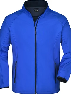 Daiber JN 1130 Pánská 2-vrstvá promo softshellová bunda 02.1130 nautic blue/navy